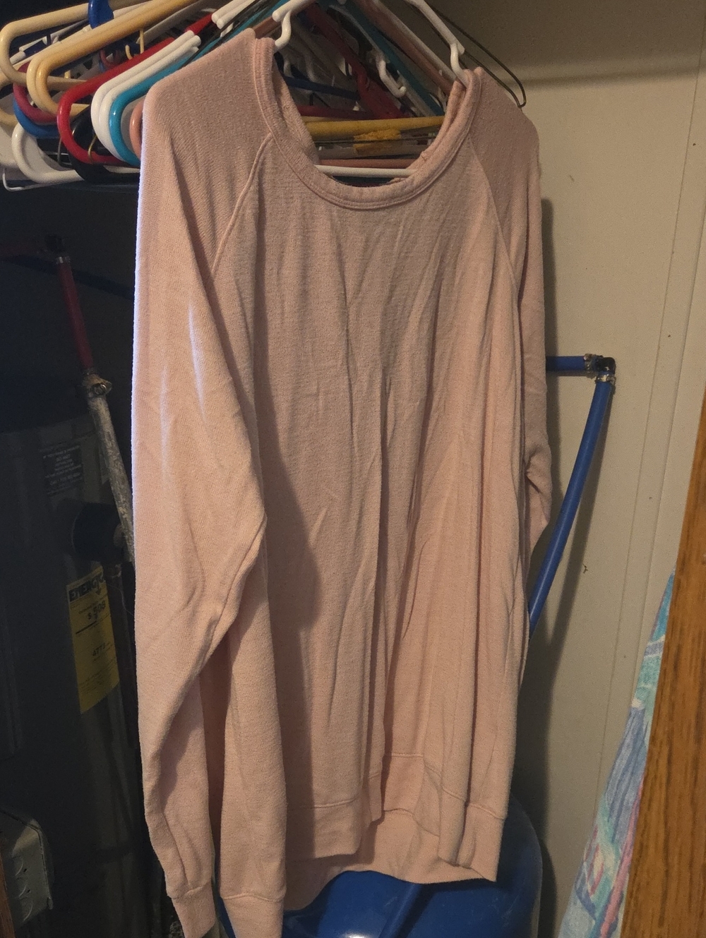 Buffalo David Bitton Lightweight Crewneck Sweater - Light Pink